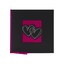 mariage noir et fuschia