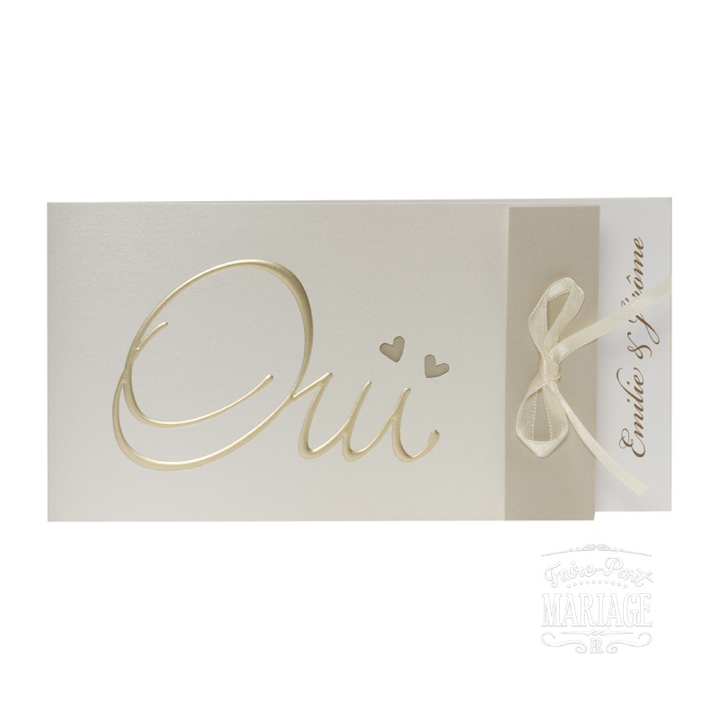 mariage taupe en dorure