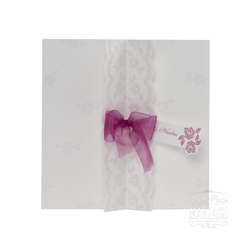 mariage rose nacré