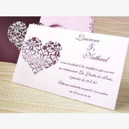 carte invitation repas mariage