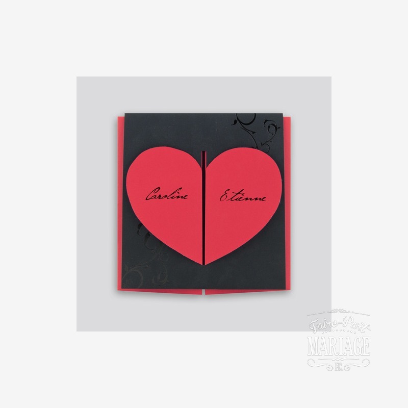 mariage rouge et noir