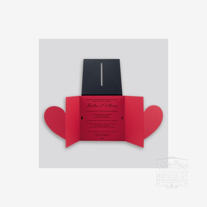 mariage rouge et noir