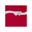 rouge vif et cœurs argent 