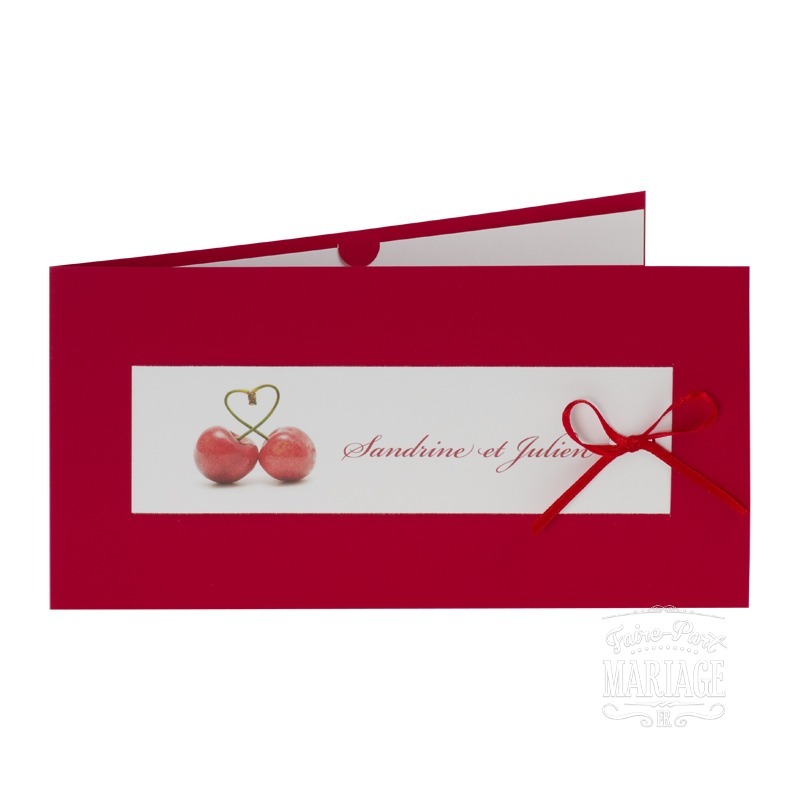 rouge carmin avec cerises