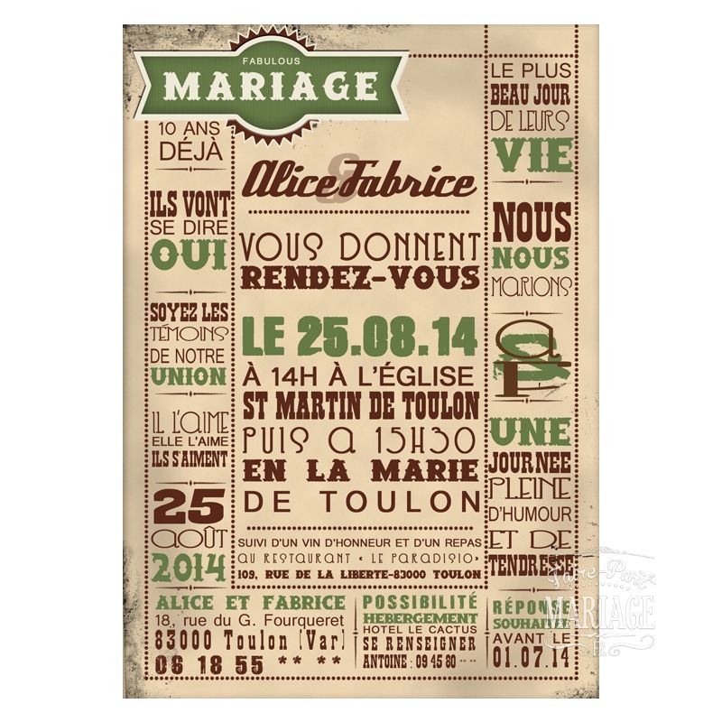 mariage ancien