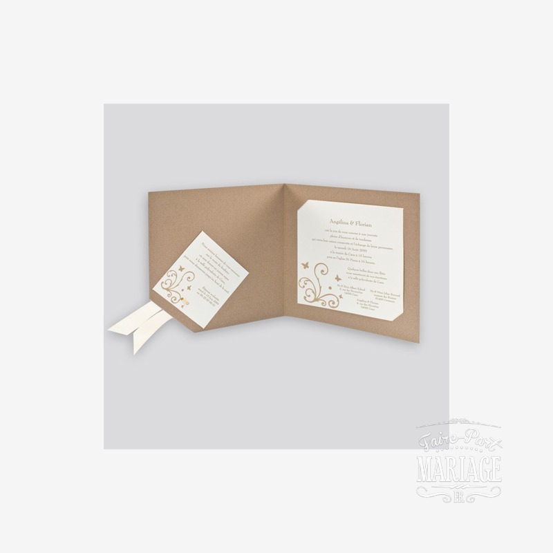 mariage papillons
