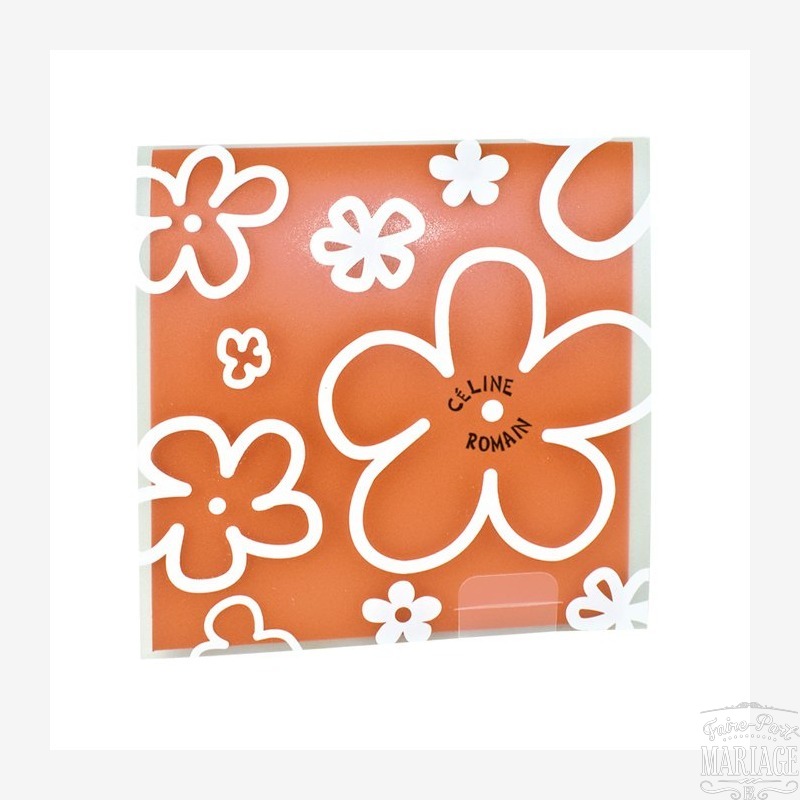 mariage fleur orange