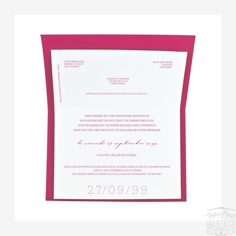 mariage en rose