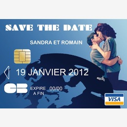 save the date carte