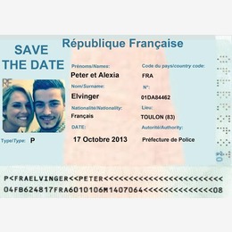 save the date identité